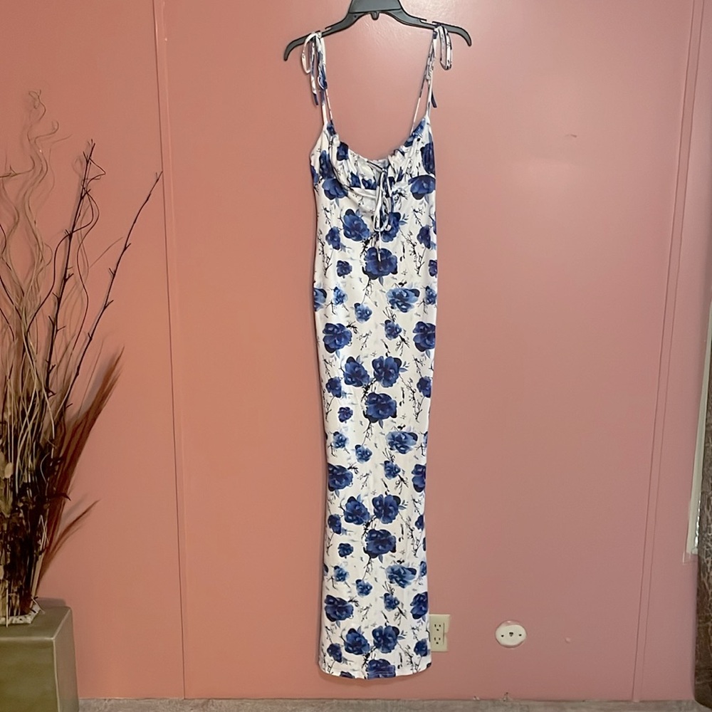 Long floral dress